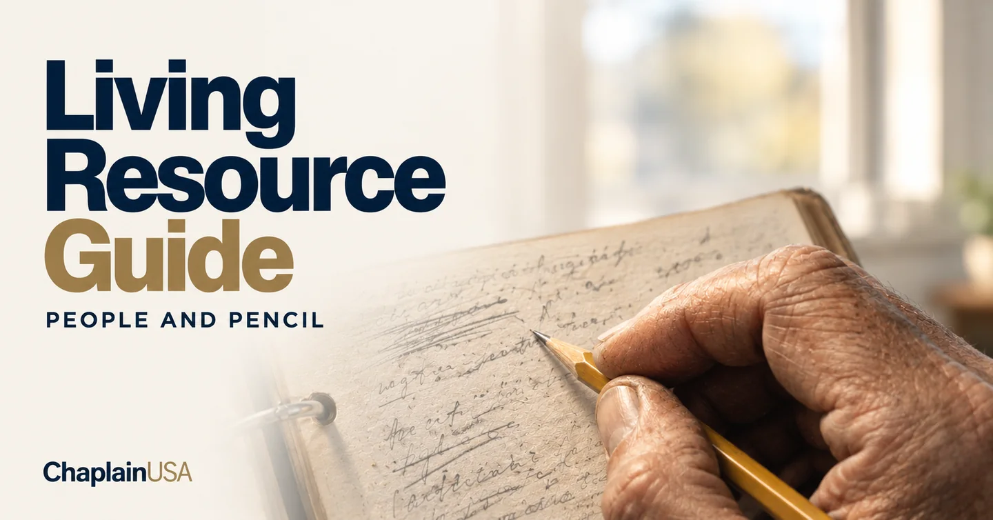 Living Resource Guide — people and pencil